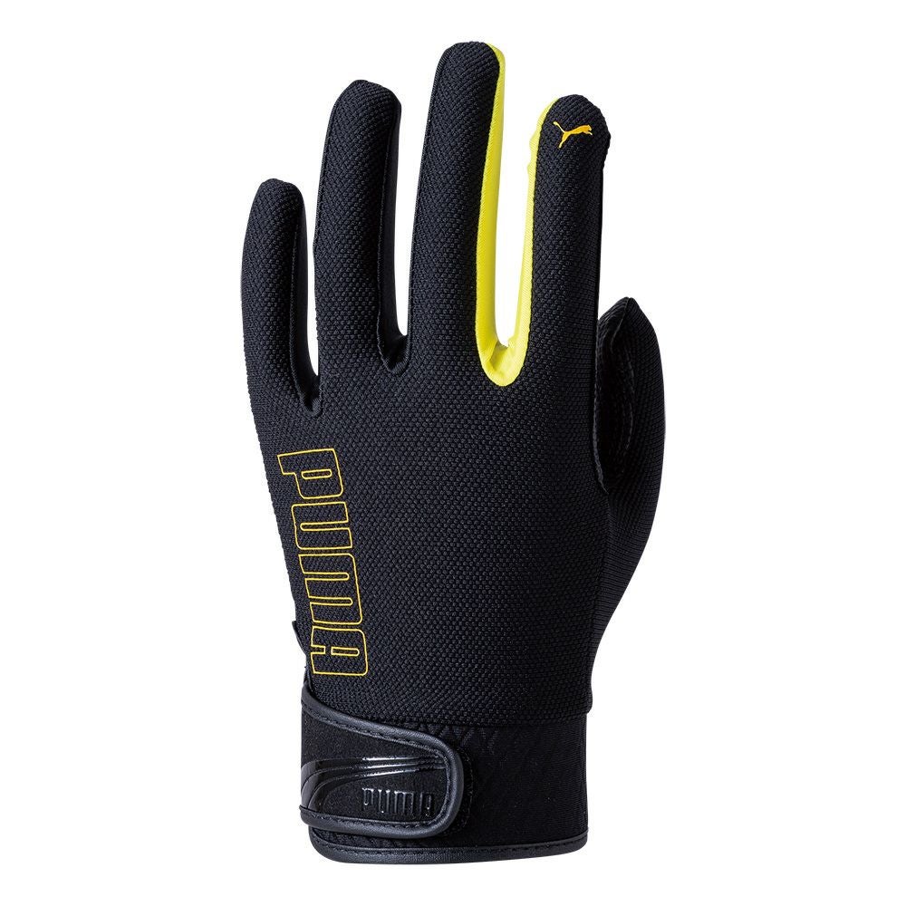 作業グローブ PUMA 合成皮革手袋 （CM-6101） ブラック×イエロー