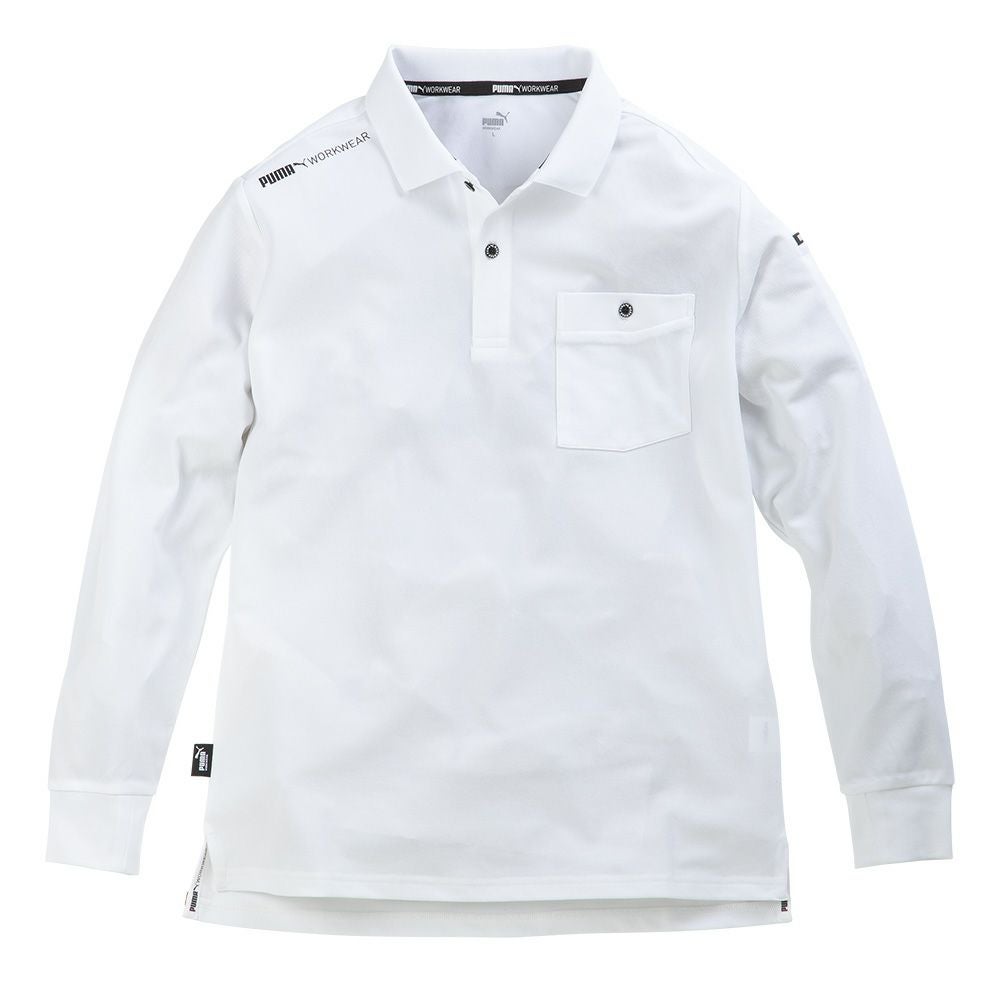 作業ウェアPUMA長袖ポロシャツ