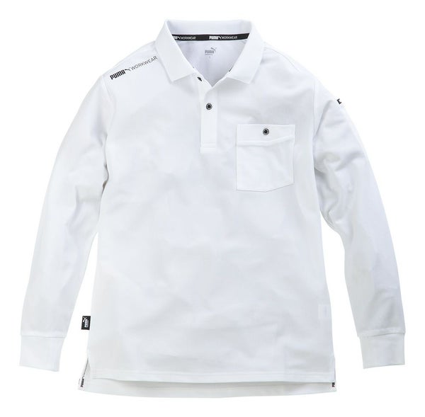 作業ウェアPUMA長袖ポロシャツ