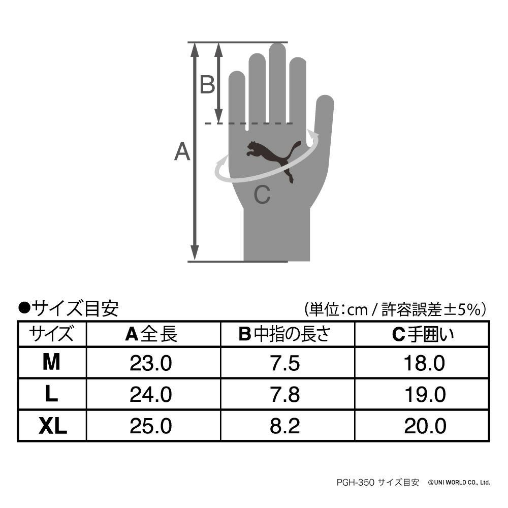 マーク2100308 プロフ必読！ PUMA.AT WORK. x ヒロミ コラボ PUMAワークグローブ レーシングプロ ミニカー